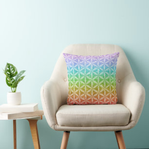 Meditation Flower of life Mandala Chakra Cushion