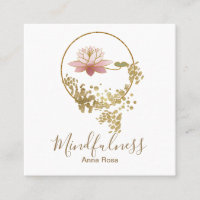 *~* Meditation Gold Glitter Lotus Mindfulness Yoga