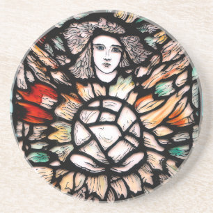 Meditation in colors. coaster