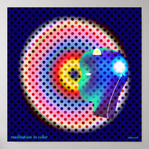 Meditation in Colour Poster
