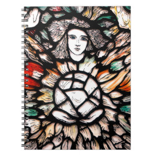 Meditation in Colours: Stained-Glass Art & Spiritu Notebook