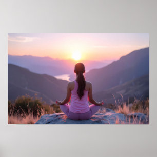 Meditation - Inner Balance - Yoga Poster