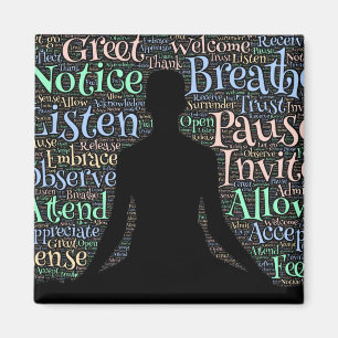 Meditation Inspiration Magnet
