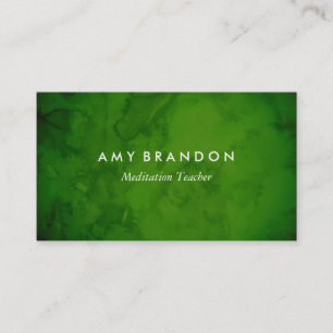 Meditation Instructor Business Card
