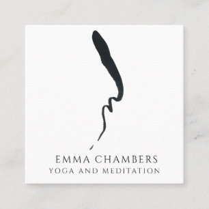 Meditation Instructor Square Business Card