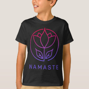 Meditation Lotus Flower Yoga Namaste T-Shirt