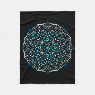 Meditation Mandalas - Yoga Mandala _1 Fleece Blanket