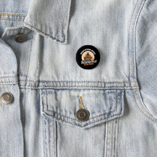 Meditation Mode Bigfoot Resilience Activated 3 Cm Round Badge
