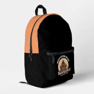 Meditation Mode Bigfoot Resilience Activated Printed Backpack