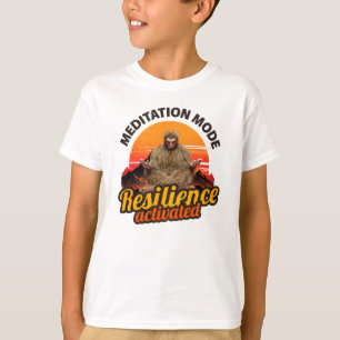 Meditation Mode Resilience Activated Bigfoot Art T-Shirt
