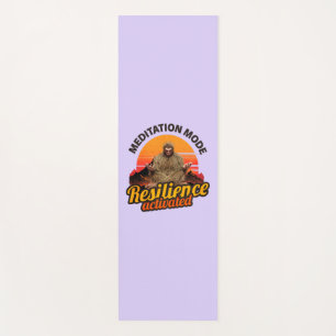 Meditation Mode Resilience Activated Bigfoot Art Yoga Mat