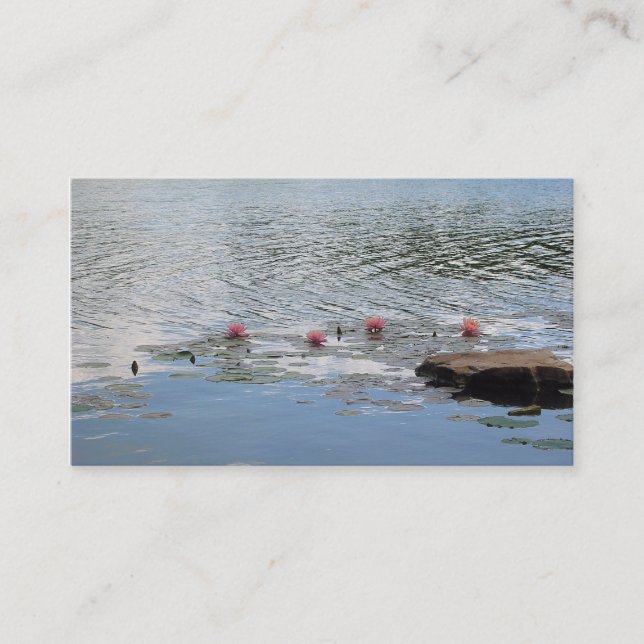 Meditation On Water Business Card (Front)