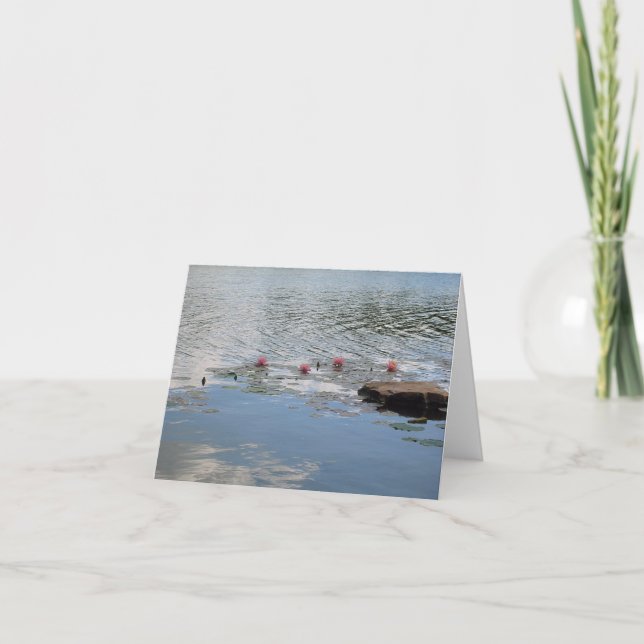Meditation on Water  Thank You Card (Front)