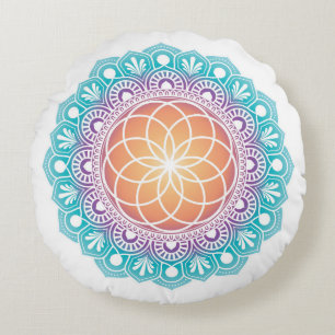 Meditation pillow Mandala Seed of life