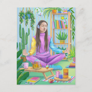 Meditation Postcard
