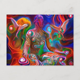 Meditation Postcard