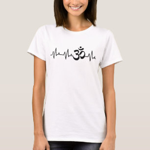 Meditation Pulse Heartbeat OM Hinduism Spiritual T-Shirt