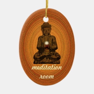 meditation room ceramic tree decoration
