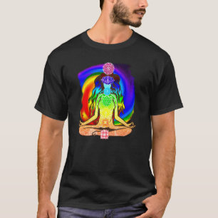 Meditation Sacred Geometry Crown Chakras T-Shirt