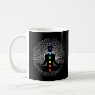 Meditation Seven Chakras Yoga Coffee Mug
