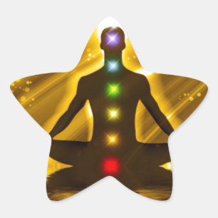 Meditation Star Sticker