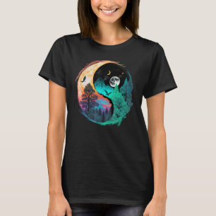 Meditation Taoism Yin Yang Symbol on Nature Taijit T-Shirt