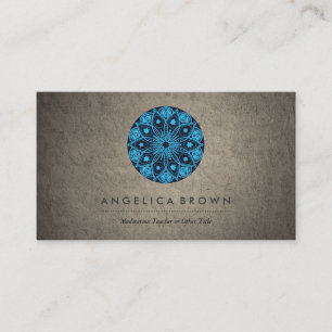 Meditation Teacher Health & Wellness Business Card