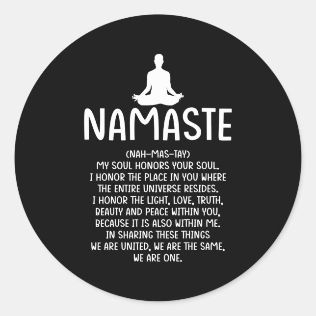 Meditation Temple Buddhist Buddah Mediate Classic Round Sticker (Front)