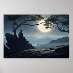 Meditation Tranquil Peaceful Nature Poster