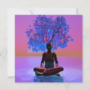 Meditation Tree Card