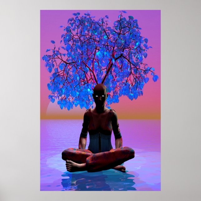 Meditation Tree Poster (Front)
