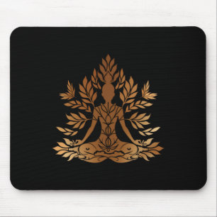 Meditation Tree Spirituality Zen Buddha Yoga Life Mouse Mat