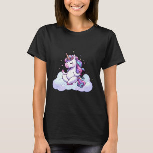 Meditation Unicorn Yoga Pose Relaxing Animal T-Shirt