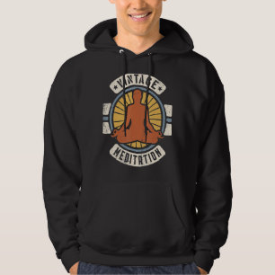 Meditation Vintage Classic Retro 60s 70s Hoodie