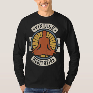Meditation Vintage Classic Retro 60s 70s T-Shirt