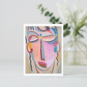 Meditation ,Vintage Illustration Postcard