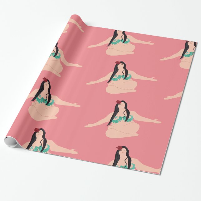 Meditation Wrapping Paper (Unrolled)