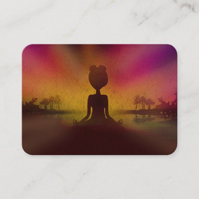 Meditation Yoga Business Card (Front)