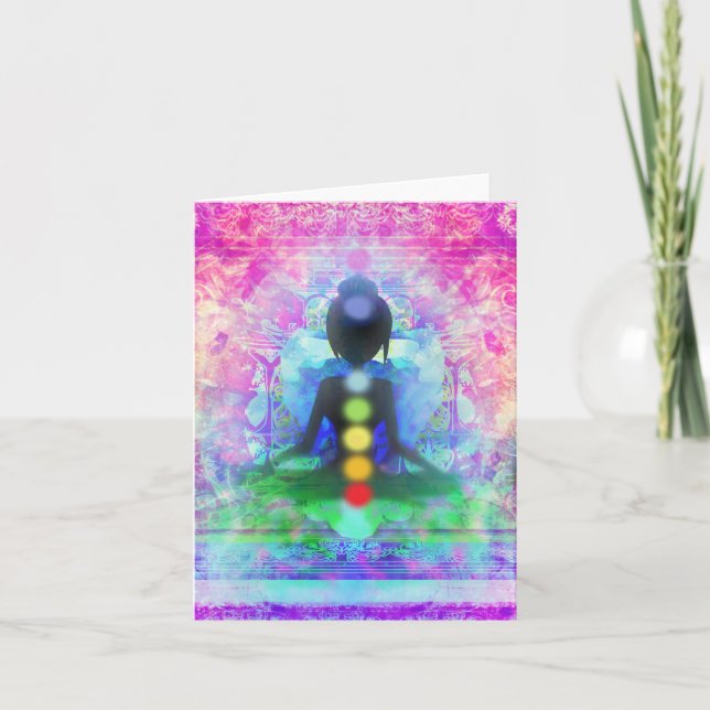 Meditation Yoga Note Card (Front)