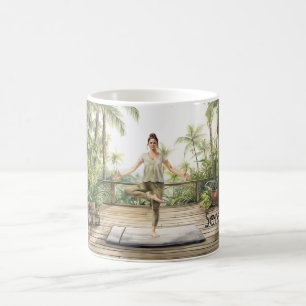 Meditation Yoga Pose Serenity  Coffee Mug