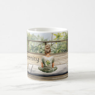 Meditation Yoga Serenity Female Coffee Mug