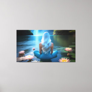 MEDITATION -YOGA - WELLNESS - CARPE DIEM CANVAS PRINT