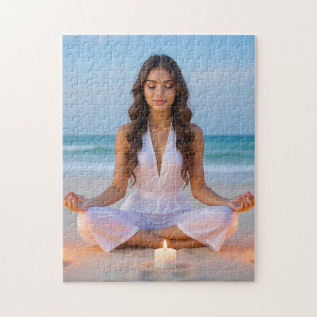 MEDITATION - YOGA - WELLNESS - CARPE DIEM JIGSAW PUZZLE (Vertical)