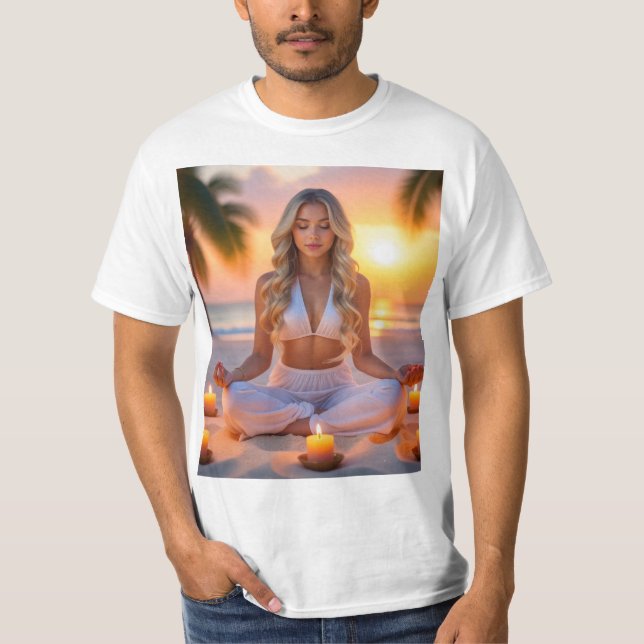 MEDITATION - YOGA - WELLNESS - CARPE DIEM T-Shirt (Front)