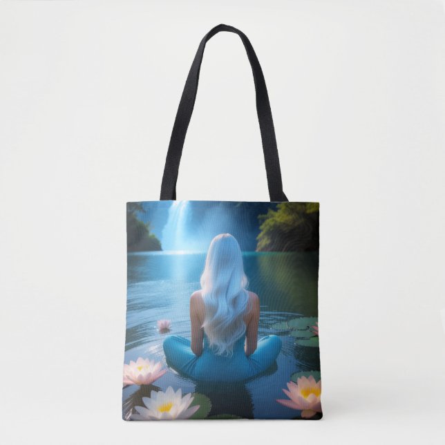 MEDITATION - YOGA - WELLNESS - CARPE DIEM TOTE BAG (Front)