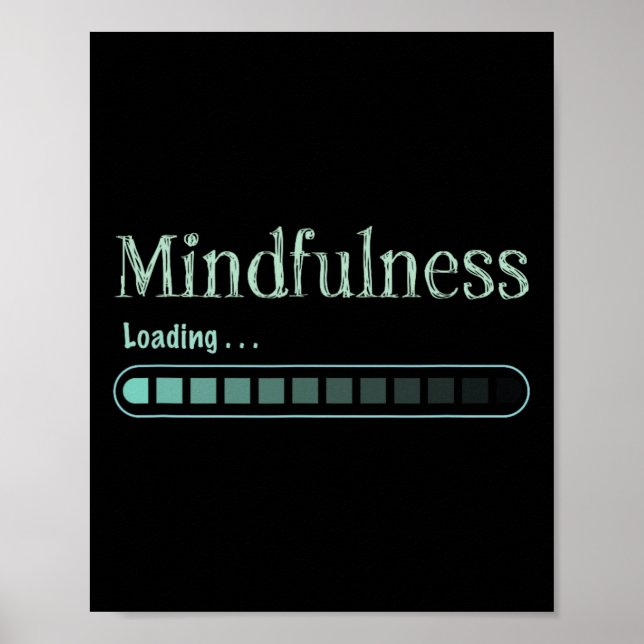 Meditation Zen Mindfulness Buddhism Namaste Funny  Poster (Front)