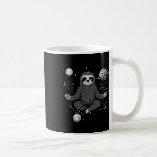 Meditation Zen Sloth In Space Namaste Peace Yoga B Coffee Mug