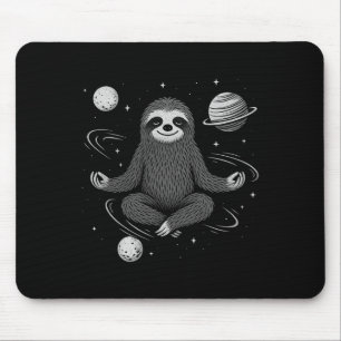 Meditation Zen Sloth In Space Namaste Peace Yoga B Mouse Mat