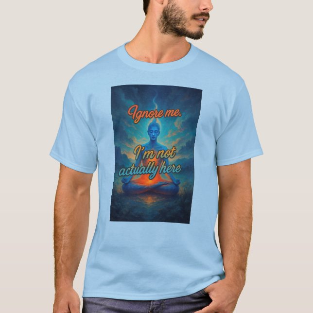 Meditations and Musings- Zen Peaceful T-Shirt  (Front)