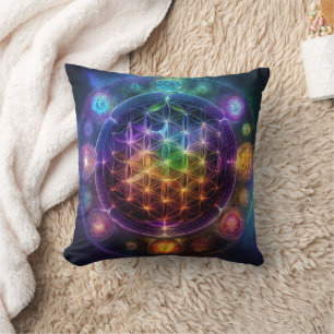 Meditative Mandala Chakra Cushion